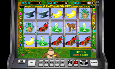 Игровой автомат Crazy Monkey играть бесплатно