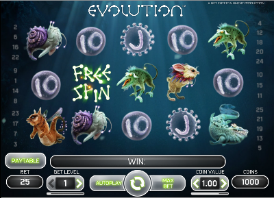 Игровой автомат Evolution играть бесплатно