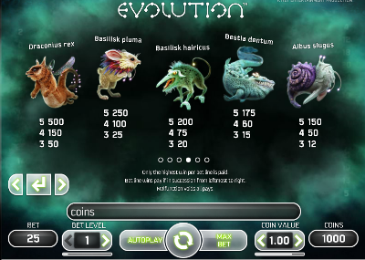 Игровой автомат Evolution играть бесплатно
