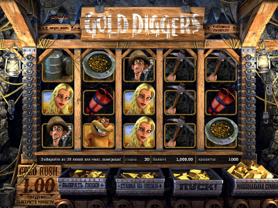 Игровой автомат Gold Diggers играть бесплатно